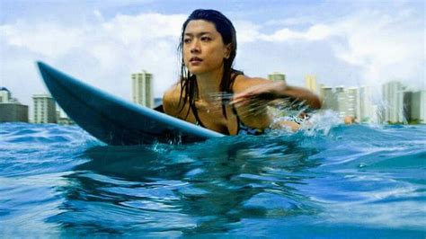 Kono Kalakaua Surfing A Waves Grace Park Hawaii Five O Hawaii