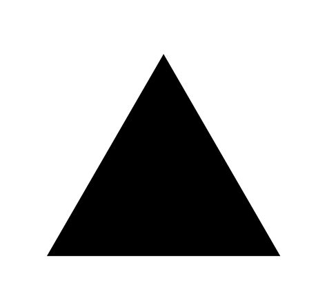 540 × 480 Pixels Black Triangle Clipart Full Size Clipart 400427
