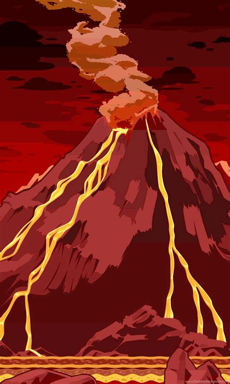 Animated Volcano Backgrounds 2 By Aarclor On Deviantart Desktop