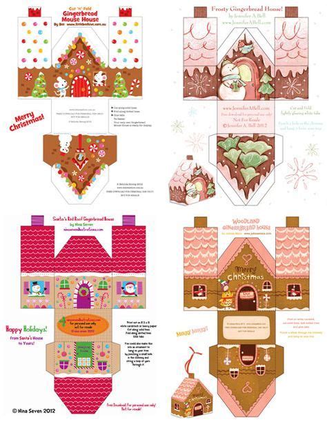 7 New Gingerbread House Papercraft My Paper Crafts