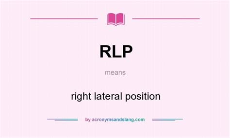 Rlp Right Lateral Position In Undefined By