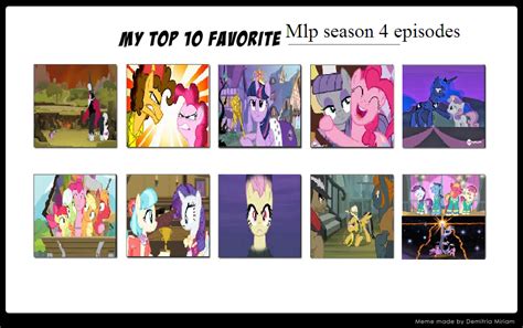 Mlp Top Ten Season 4 Episodes By Mlp Vs Capcom On Deviantart