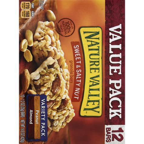 Nature Valley Granola Bars Sweet And Salty Nut Variety Pack 12 Each