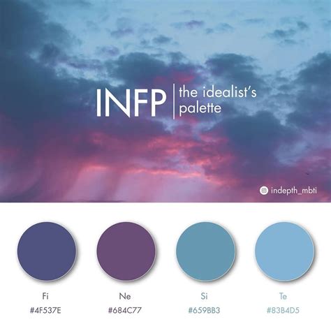 Mbti Aesthetics Color Palette In Mbti Infp Infp Personality The Best Porn Website