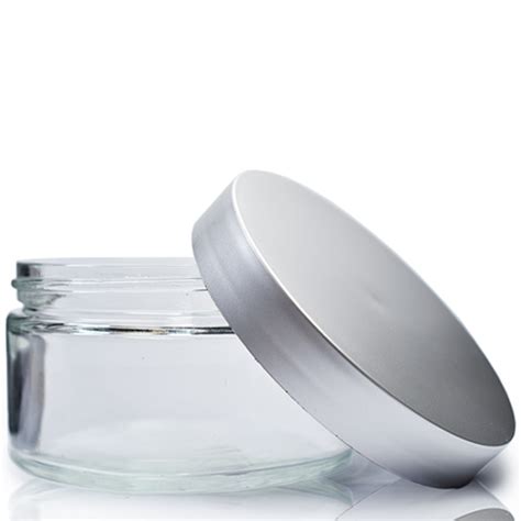 200ml Clear Glass Cosmetic Jar Lid Ampulla Packaging Limited