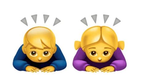 apple ios10 new emojis bowing emoji being called a sex emoji