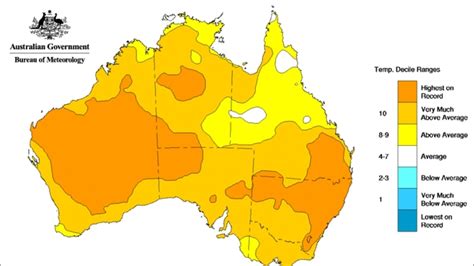 2019 Was Australias Hottest Year On Record Bom Annual Climate