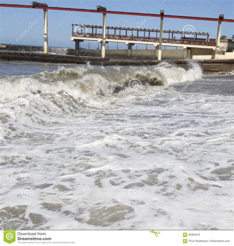 Black Sea Sea Waves Sochi Stock Photo Image Of Landscape Coast