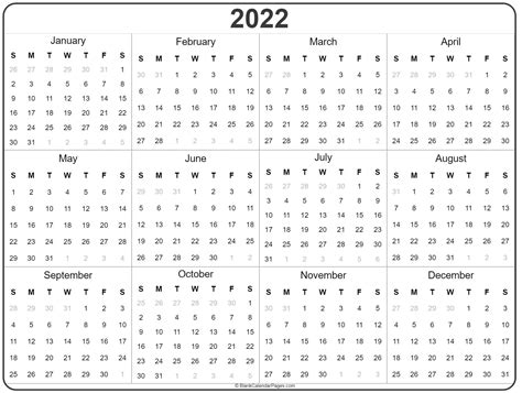 Printable 2022 Calendar Pdf Printable Calendar 2023