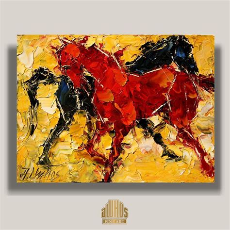 Cavalli Andre Dluhos Equine Wild Horses Expressionist Texture