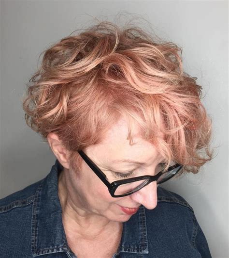 50 Short Curly Strawberry Blonde Hairstyle Thin Curly Hair Curly