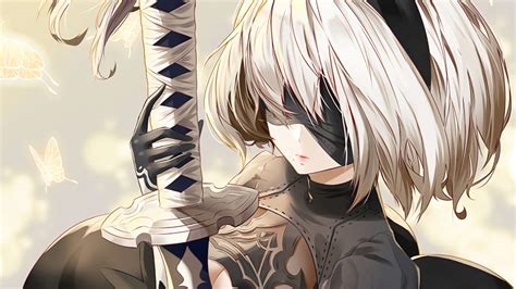 1920x1080 nier automata 2b wallpaper background image view download comment and rate