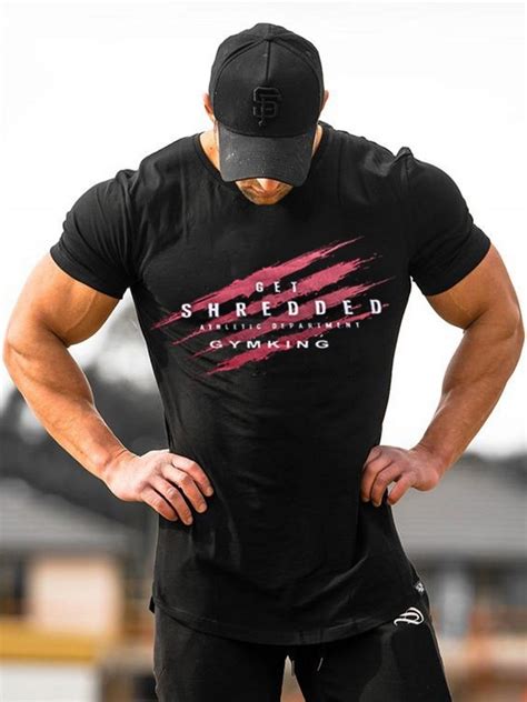 new workout clothes cotton rise gyms t shirts mens short sleeve t shirt muscle gyms fitness