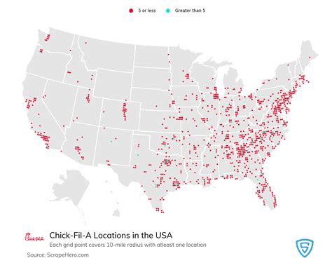 Chick Fil A Locations Map Map Of Zip Codes