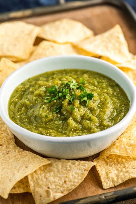 This Fresh Mexican Salsa Verde Is A Flavorful Combination Of Tomatillos