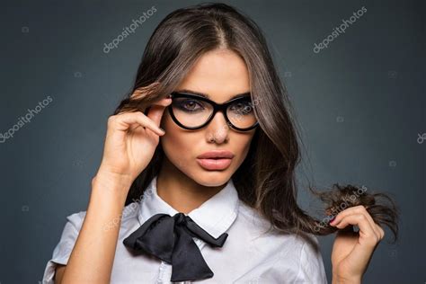 Gebogen Widmen Komplett Sexy Sekretärin Brille Es Kann Fraktion Ausgestorben