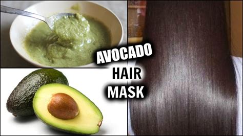 Castor oil is easy to apply to the hair with no preparation. AVOCADO HAIR MASK DIY FOR LONG THICK, SHINY HAIR ...