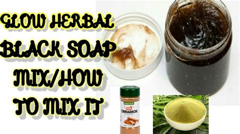 Glow Organic Black Soap Mixhow To Mix Zellagold Beauty