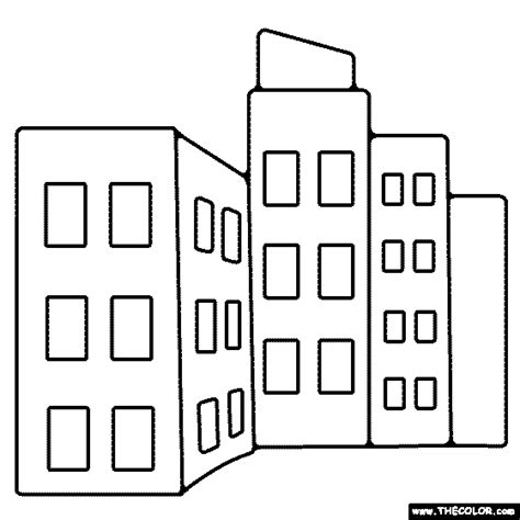 Office Building Coloring Pdf Coloring Pages
