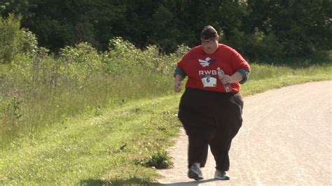 Fat Guy Running Marathon