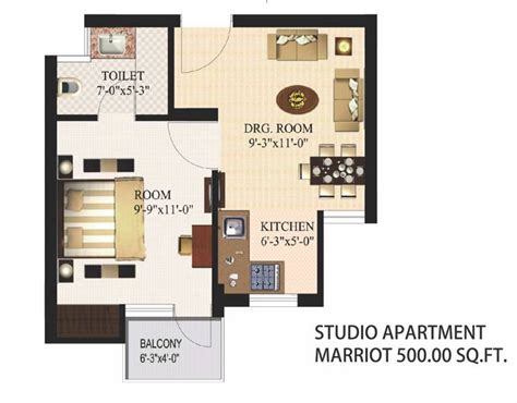 Floor Plan For 500 Sq Ft Apartment Whaciendobuenasmigas