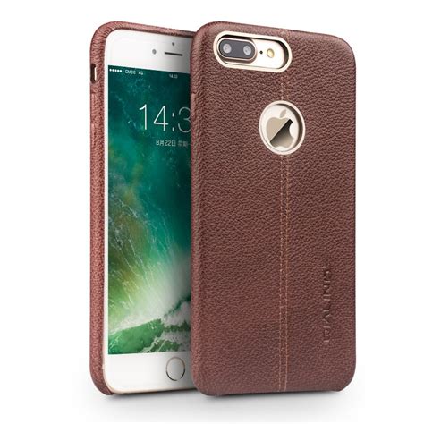 Qialino Genuine Leather Case For Iphone 7 Slim Back Luxury