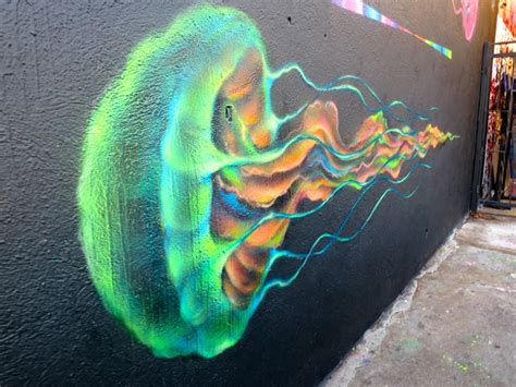 Melroseandfairfax Jellyfish Prismatic Graffiti