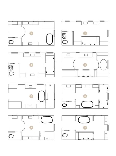 Bathroom Layouts For Small Master Baths Best Design Idea