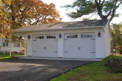 Garage With Gable Patio Coach House Garages Of Decatur