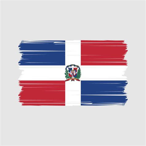 Dominican Republic Flag Vector National Flag Vector 11481817 Vector Art At Vecteezy