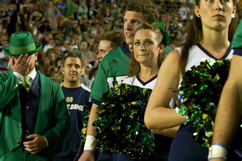 Disappointment The Notre Dame Fighting Irish Cheerleaders  Flickr