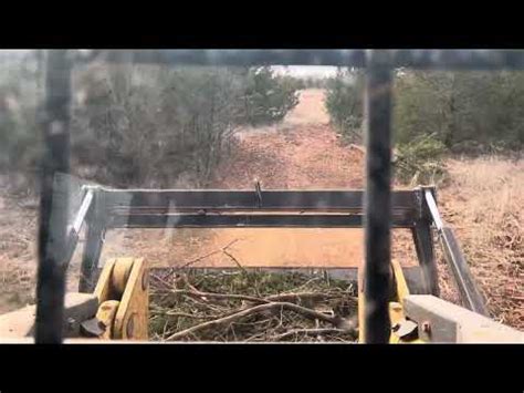 Tigercat Mulching Up Oklahoma Cedars Youtube