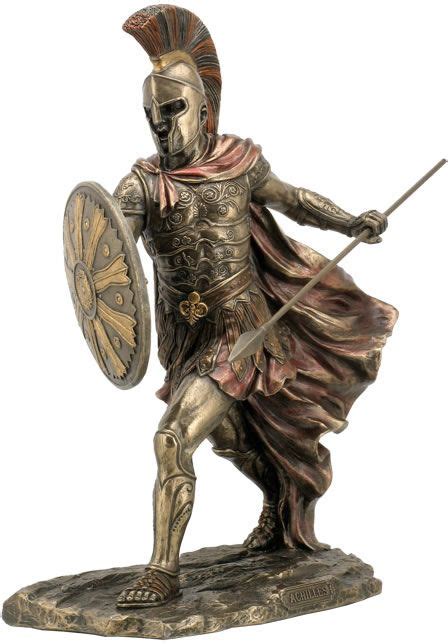 Achilles With Spear And Shield Statue Stu Home Aawu76231a4 In 2021