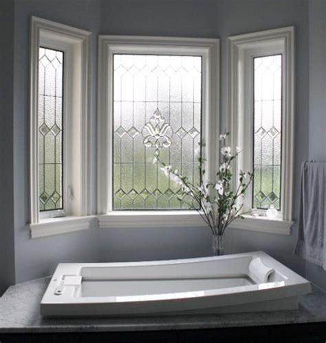 Modern stained glass bathroom window. idea for tub area - lead glass- scottishstainedglass.com ...