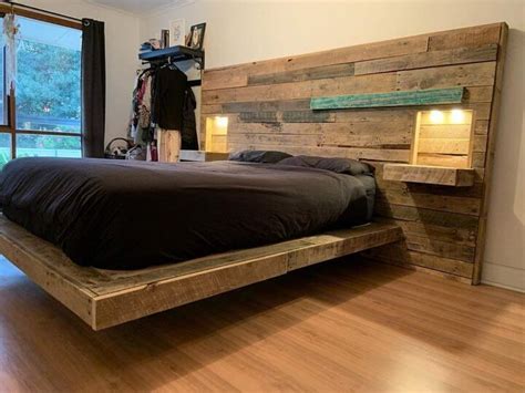 100 Diy Recycled Pallet Bed Frame Designs Easy Pallet Ideas Pallet