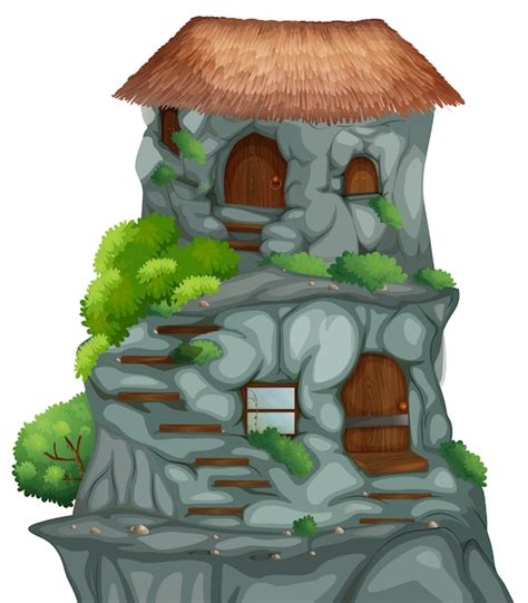 Premium Vector Cave House