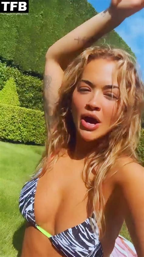 Rita Ora Flashes Her Areola In A Tiny Bikini 18 Nude And Sexy Pics Videos Thefappening