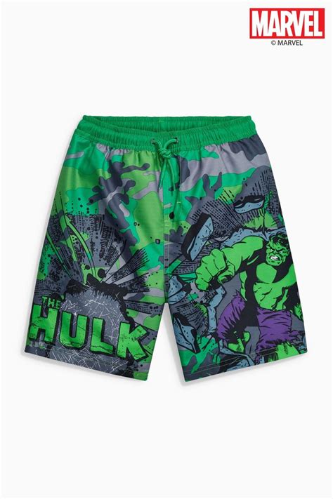 Buy Green Hulk Shorts 3 12yrs From The Next Uk Online Shop Green