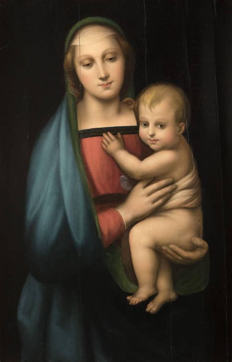 Raphael also adapted inventions in painting that connoisseurs would have immediately recognized it is particularly evident in his paintings on canvas, and his increasing use of this support is one of the. 19th Century Copy of Raphael's Madonna del Granduca at 1stdibs