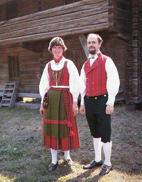 Folk Costumes From Vöyri Ostrobothnia Province Of Western Finland