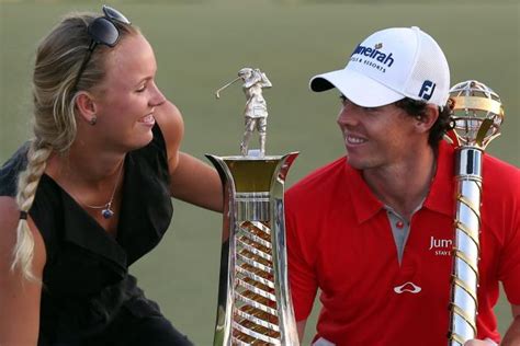 Rory Mcilroys Girlfriend Caroline Wozniacki Will Caddie Masters Par 3