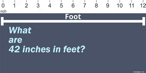 42 Inches In Feet 42 Inches To Feet How Many Are