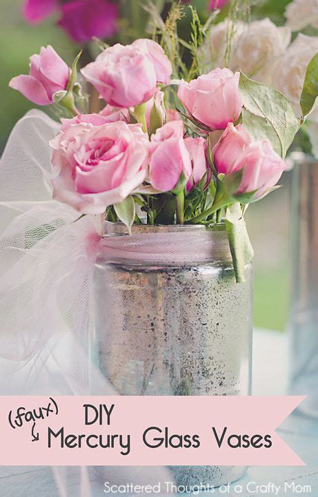 These Faux Mercury Glass Vases Are So Simple To Make Get The Instructions In This Simple