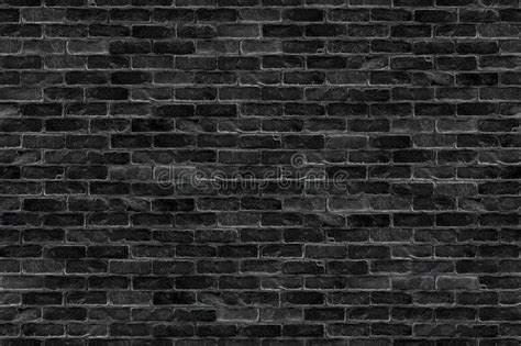 Seamless Old Dark Black Brick Wal Infinityl Texture