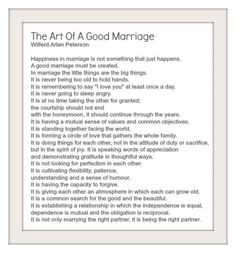 the art of a good marriage good marriage the art of marriage words