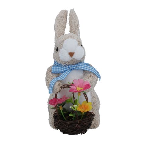 Gisela Graham Bristle Bunny Easter Decoration Handpicked