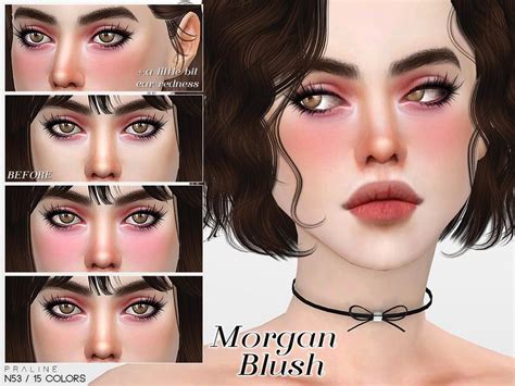 Sims 4 Cc Nose And Cheeks Blush