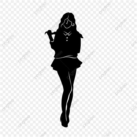 Girls Silhouette Vector Png Girl Silhouette Figure Silhouette