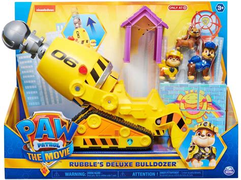 Paw Patrol The Movie Rubbles Deluxe Bulldozer