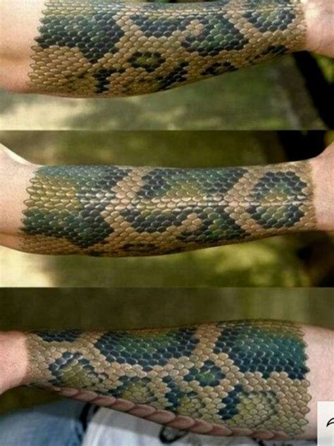 Snake Skin Tattoo Tattoos Cool Tattoos Forearm Tattoos